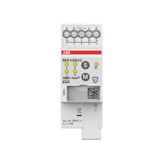BINARY INPUT 4-FOLD 10-230 VAC/DC