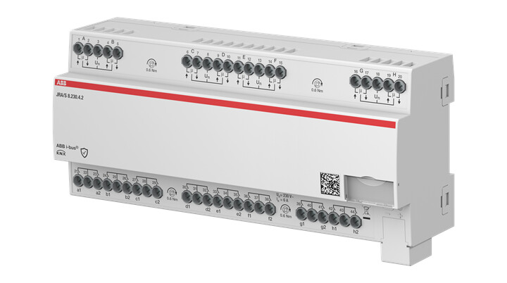 LÄHTÖYKSIKKÖ VERHO KNX  ABB VERHOLÄHTÖ 8x6A 230VAC 16xTULO