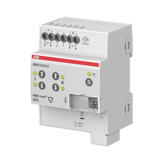 LÄHTÖYKSIKKÖ VERHO KNX  ABB VERHOLÄHTÖ 2x6A 24VDC