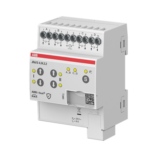 LÄHTÖYKSIKKÖ VERHO KNX  ABB VERHOLÄHTÖ 4x6A 24VDC