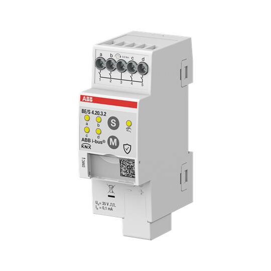 abb Tuloyksikkö knx abb binääritulo 4x pot.vap din