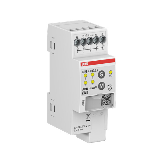 abb Tuloyksikkö knx abb binääritulo 4x 10-230v din