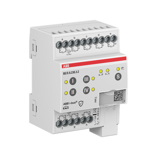 abb Tuloyksikkö knx abb binääritulo 8x 10-230v din
