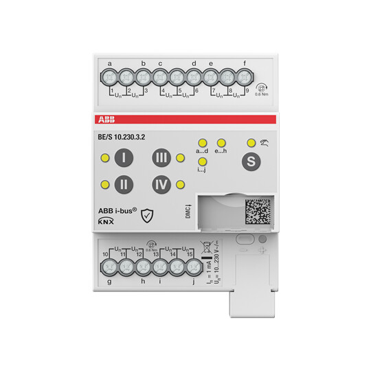 abb Tuloyksikkö knx abb binääritulo 10x 10-230v din