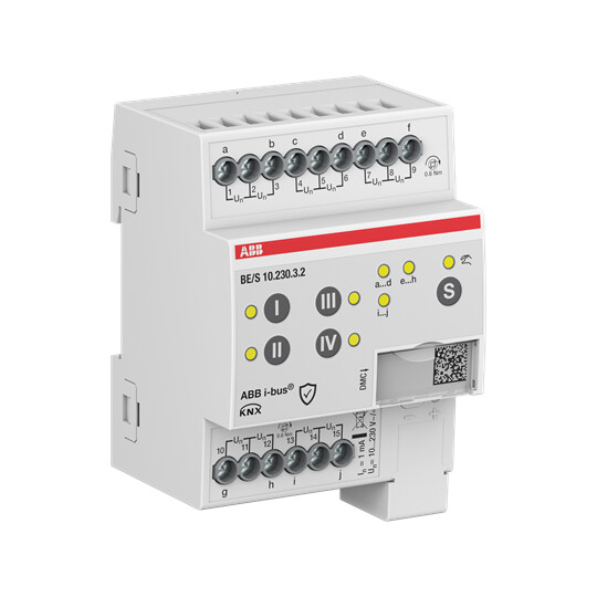 abb Tuloyksikkö knx abb binääritulo 10x 10-230v din