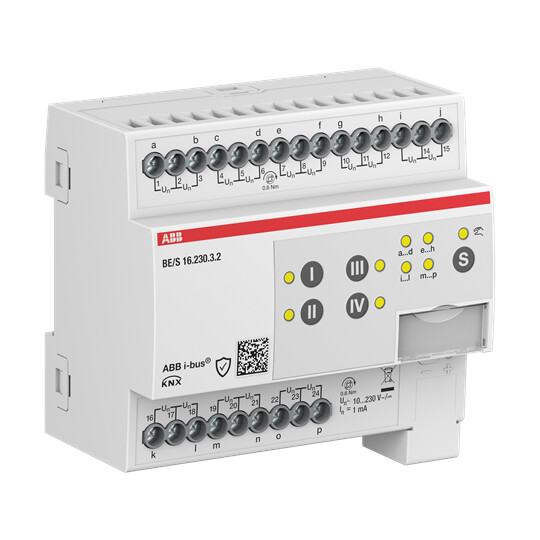 abb Tuloyksikkö knx abb binääritulo 16x 10-230v din