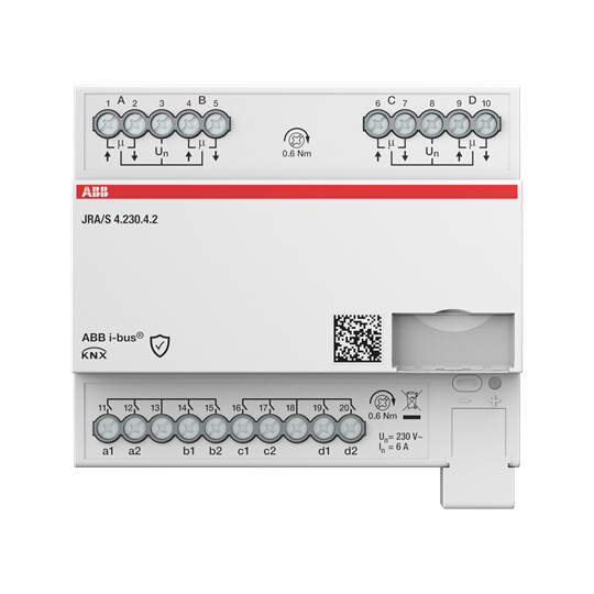 abb Lähtöyksikkö verho knx  abb verholähtö 4x230vac 8xtulo