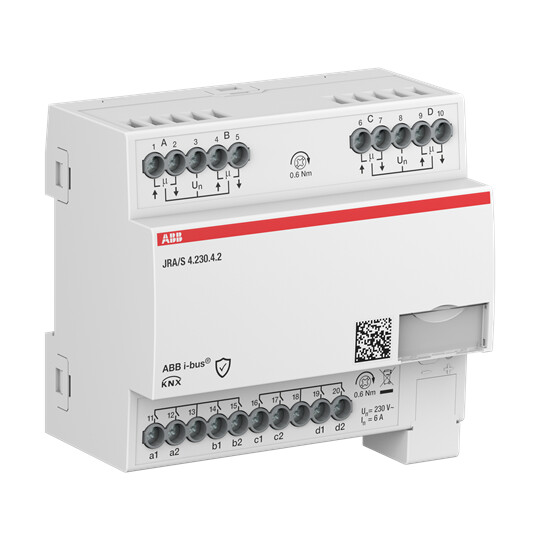 abb Lähtöyksikkö verho knx  abb verholähtö 4x230vac 8xtulo