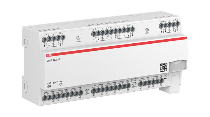 abb Lähtöyksikkö verho knx  abb verholähtö 8x6a 230vac 16xtulo