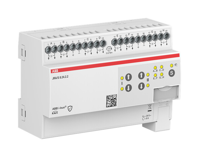abb Lähtöyksikkö verho knx  abb verholähtö 8x6a 24vdc