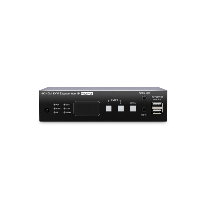 RECEIVER KVM AV OVER IP 4K 150M 60KM
