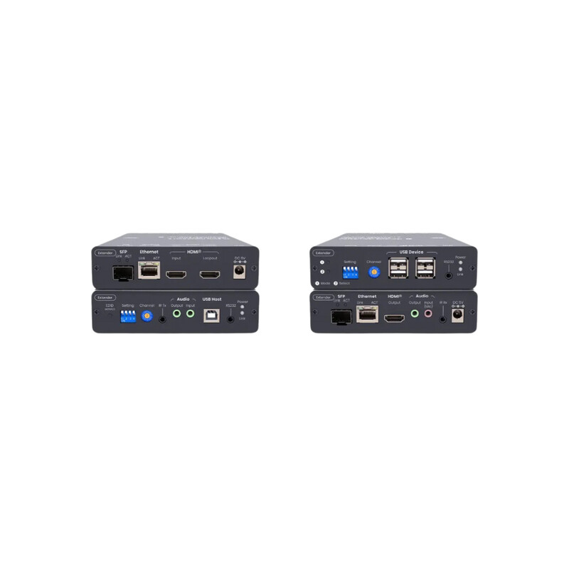 TRANSMITTER EXTENDER KVM+AVOVERIP 100M
