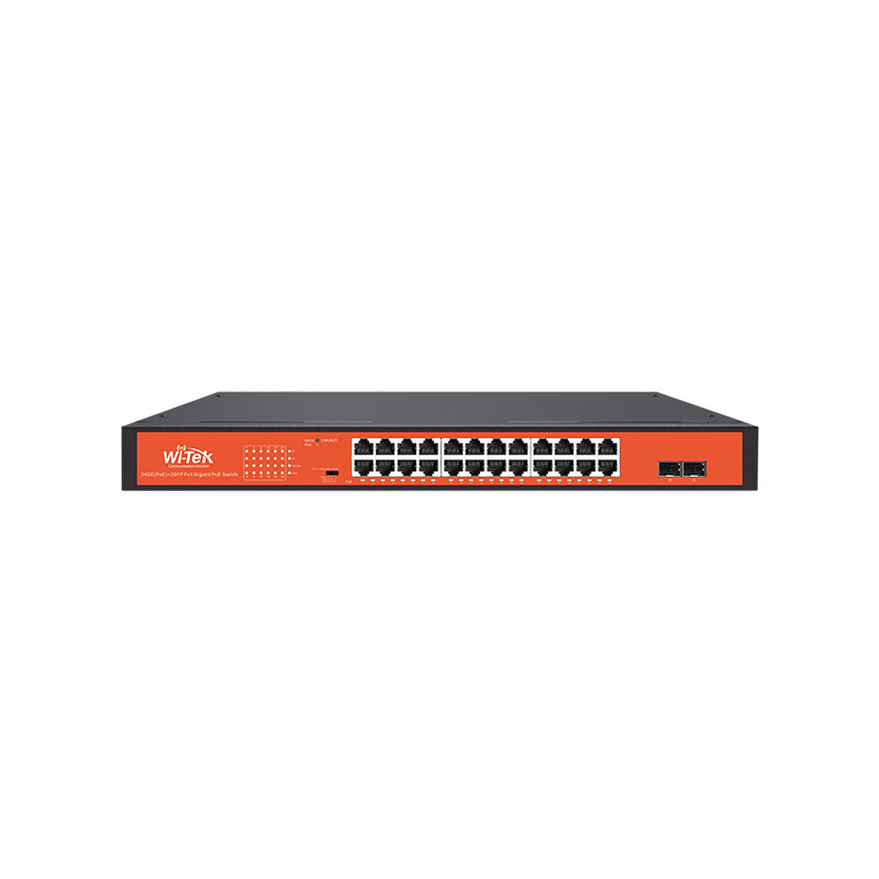ETHERNET KYTKIN 24XGE+2XSFP, 24XPOE-KYTKIN