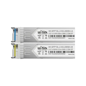 wi-tek Ethernet kytkintarvike sfp-pari 20km lc-s sm 2.5g ind