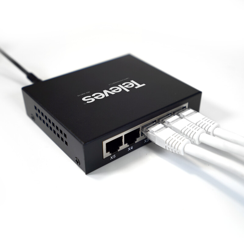 televes Ethernet switch datacom 5xgbe, 10/100/1000 mbps