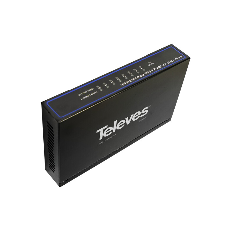 televes Ethernet switch datacom 8xgbe, 10/100/1000 mbps