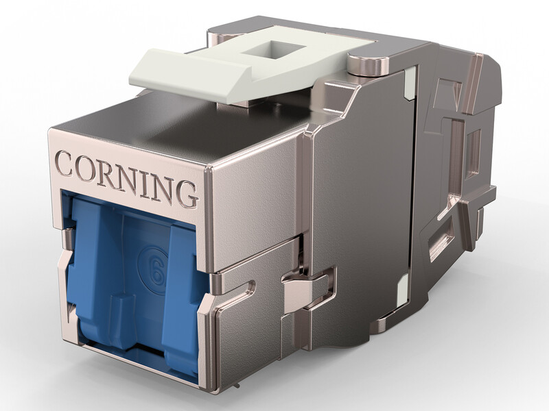 corning Connector cat6a rj45 ftp f keystone toolless