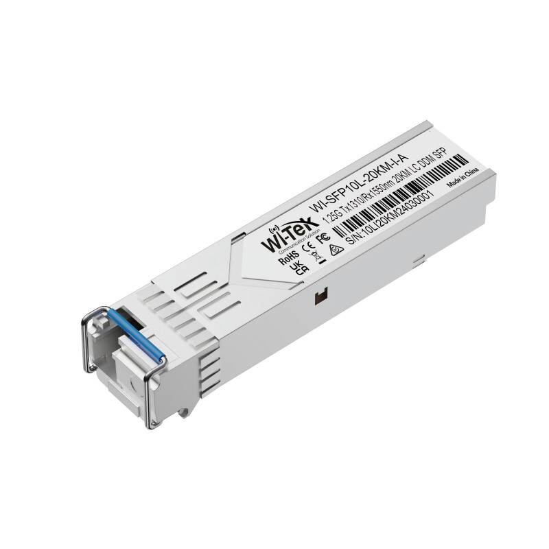 wi-tek Ethernet kytkintarvike sfp-pari 20km lc-s sm 1g ind