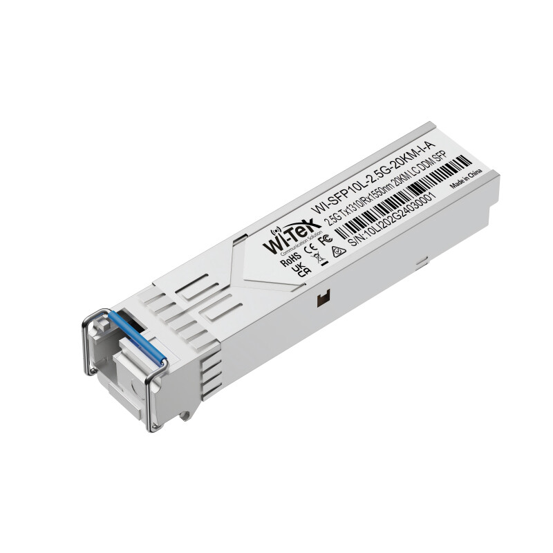 wi-tek Ethernet kytkintarvike sfp-pari 20km lc-s sm 2.5g ind
