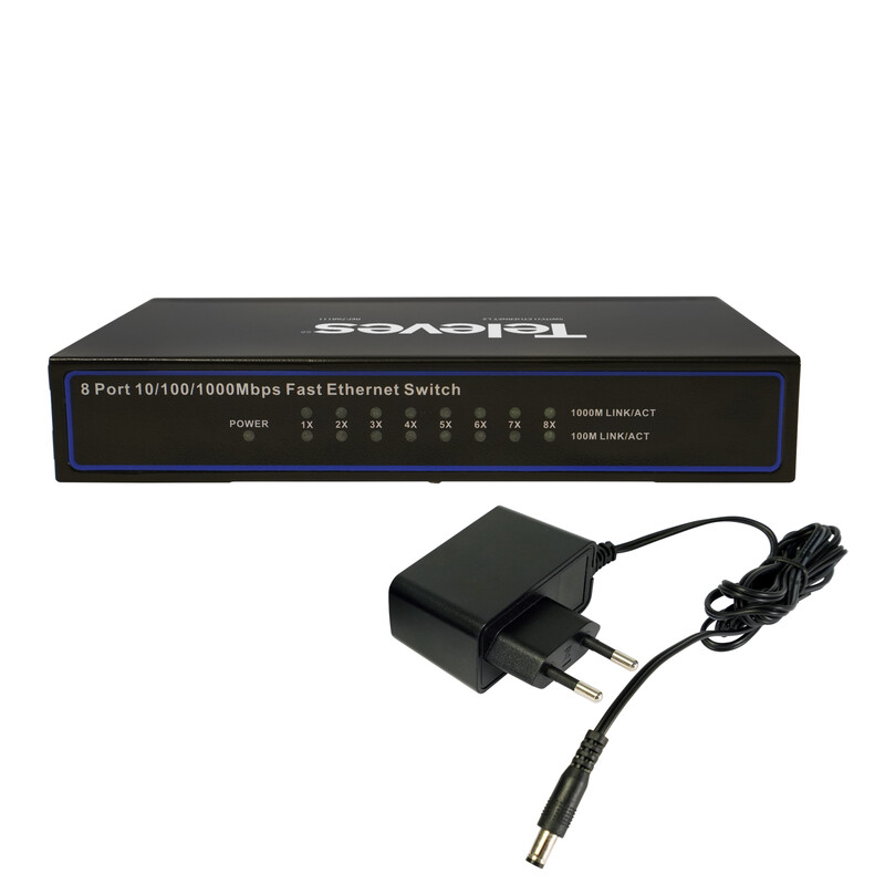televes Ethernet switch datacom 8xgbe, 10/100/1000 mbps