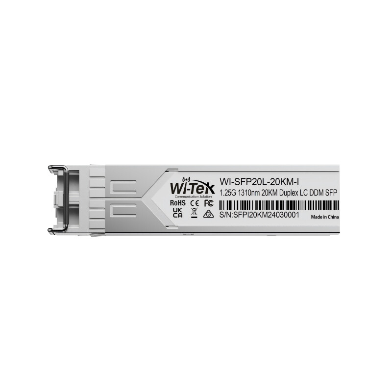 wi-tek Ethernet switch accessory sfp 20km lc-d sm 1.25g -40-85℃