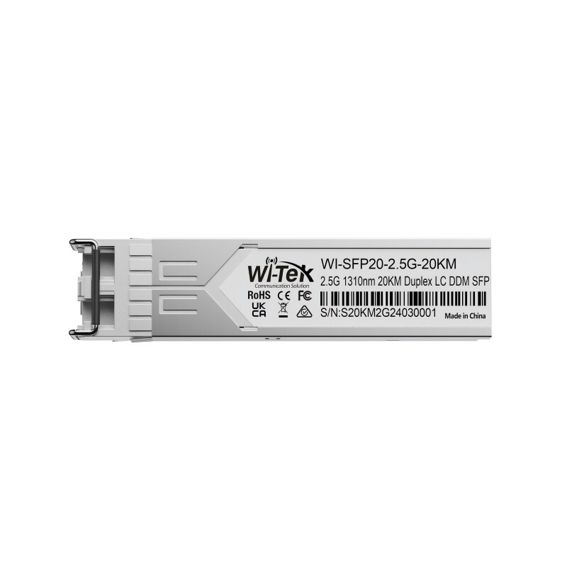 wi-tek Ethernet kytkintarvike sfp 20km lc-d sm 2.5gbps
