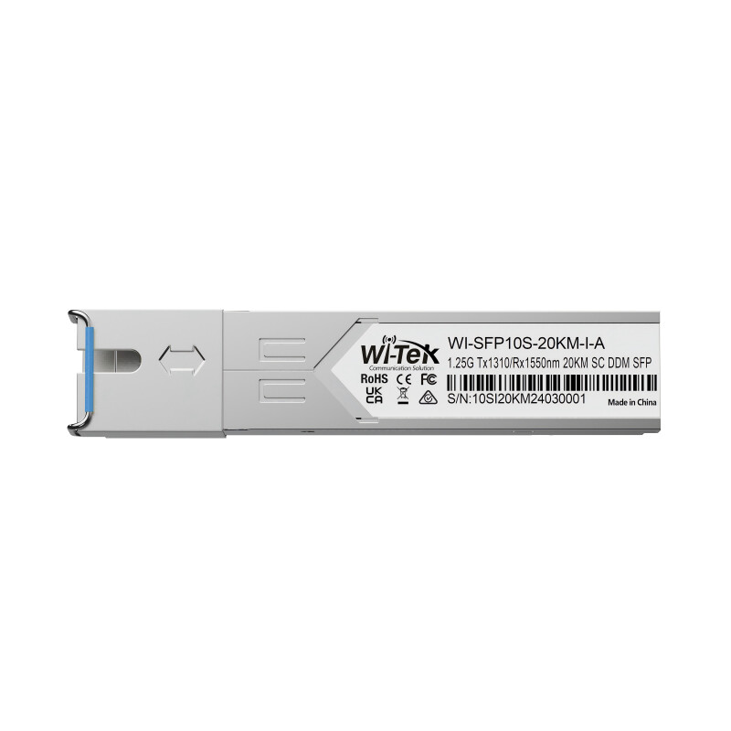 wi-tek Ethernet kytkintarvike sfp-pari 20km sc-s sm 1g ind.