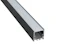 arten Led-ljusslinga fine 2m svart aluminiumprofile