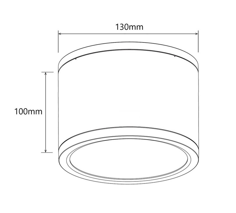 arten Downlight specta 1800lm 18w 3/4/5k 130 dim
