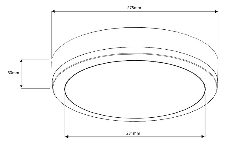 arten Outd wall/ceiling lumin. prime rad ip65 1210lm 12w 3k/4k wh