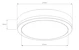 arten Outd wall/ceiling lumin. prime rad ip65 1210lm 12w 3k/4k wh