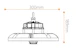 arten High-bay luminaire sky ip65 110w 150w 200w 3cct b