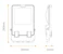 arten Floodlight dano ip66 ik08 30w/50w 3cct gr