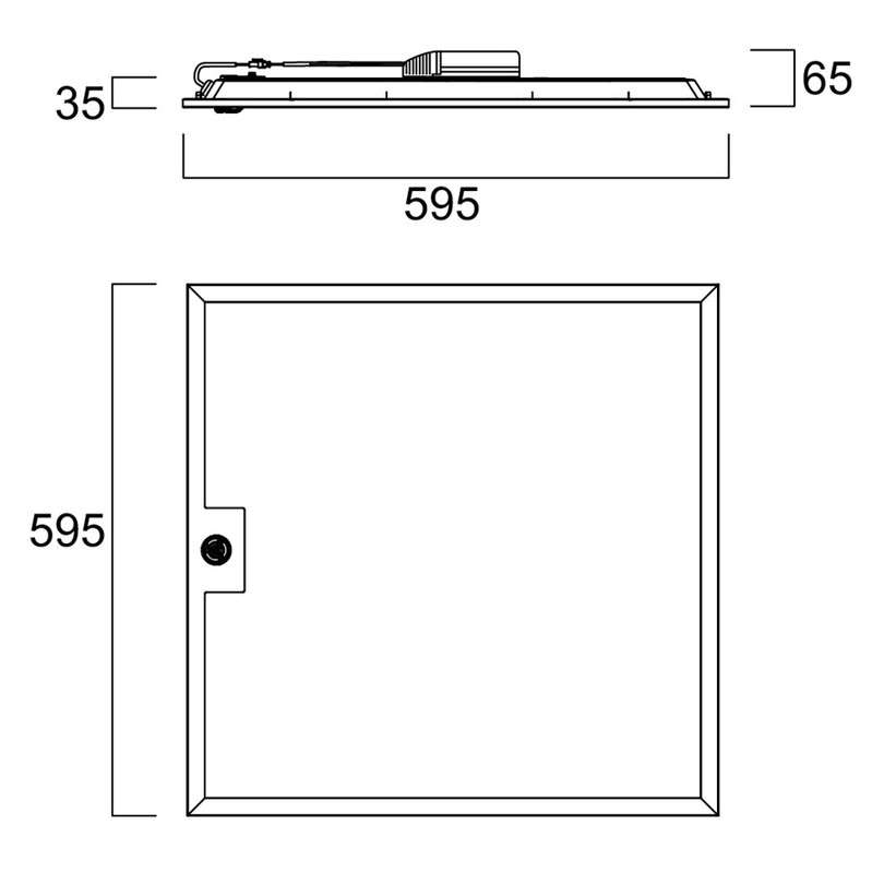 sylvania Moduulivalaisin quantum ip54 600 4500lm 840 sensor