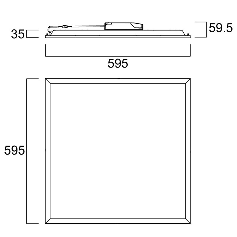 sylvania Moduulivalaisin quantum ip54 600 4500lm 840 no sensor