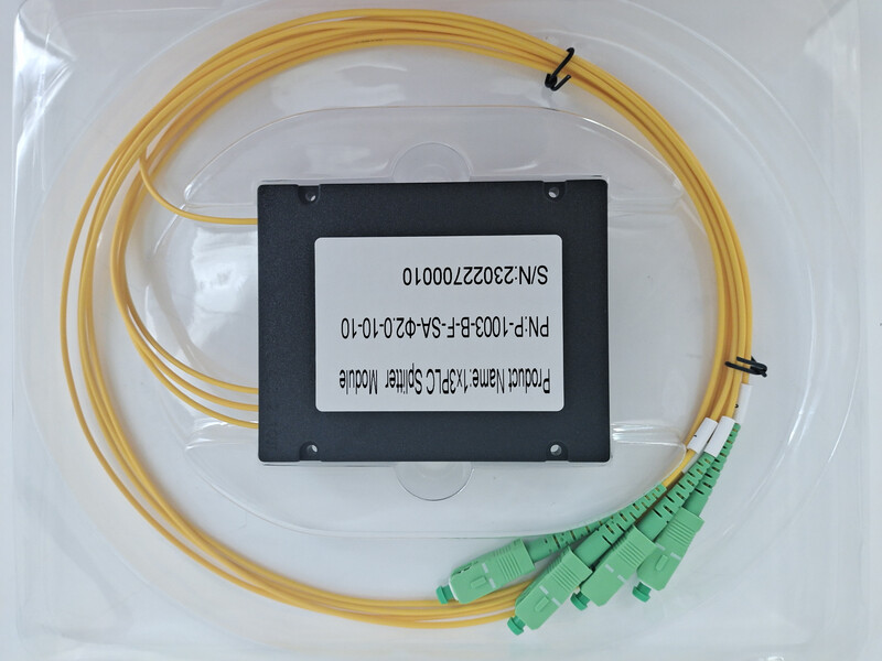 DISTRIBUTION BLOCK 3-WAY OPTICAL SPLITTER SCAPC