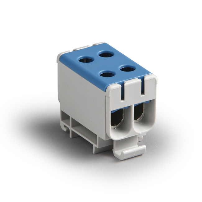 UNIVERSAL TAPPING BLOCK KE66.2 2x(2.5-50mm2), BLUE