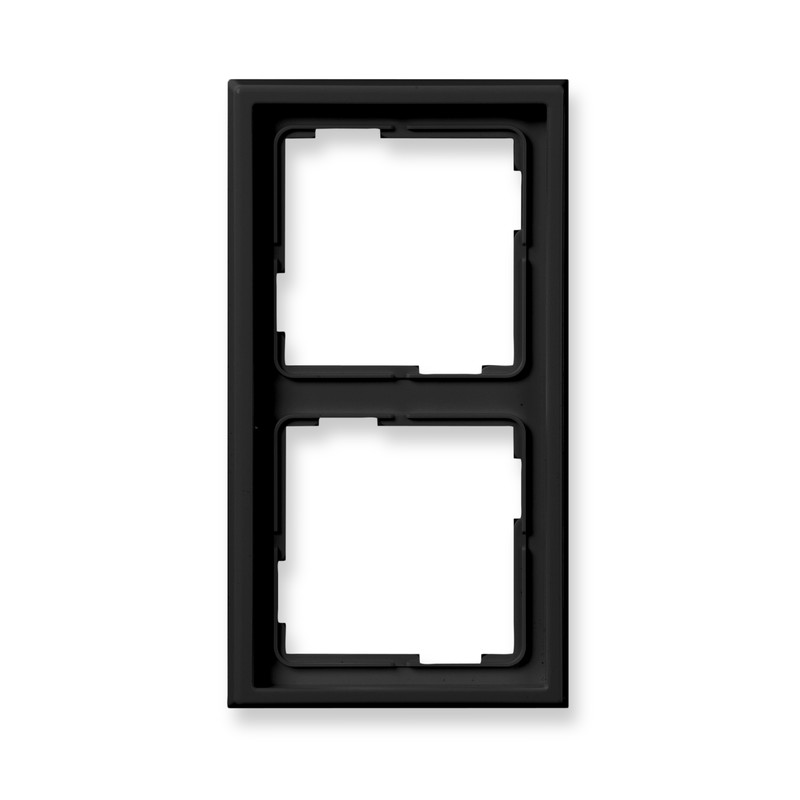 ensto Cover plate intro cover frame 2, 85mm, black