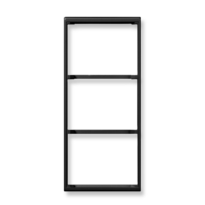 ensto Cover plate intro cover frame 3, 100mm, black