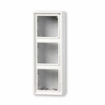 SURFACE MOUNTED BOX INTRO SURFACE CAP 3, WHITE