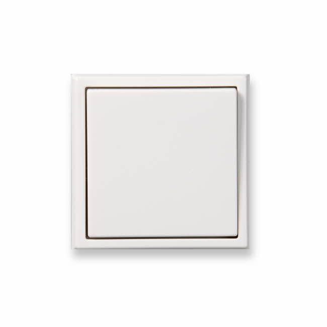 ensto Switch intro switch 6 with frame, white