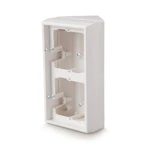 SURFACE MOUNTED ENCLOSURE CORNER BOX-2, WHITE