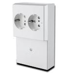 SOCKET OUTLET SKIRTING BOX DSO, WHITE