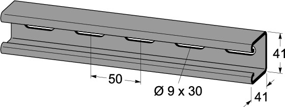 mp bolagen Ankarskena 41x41 mm mp-038s