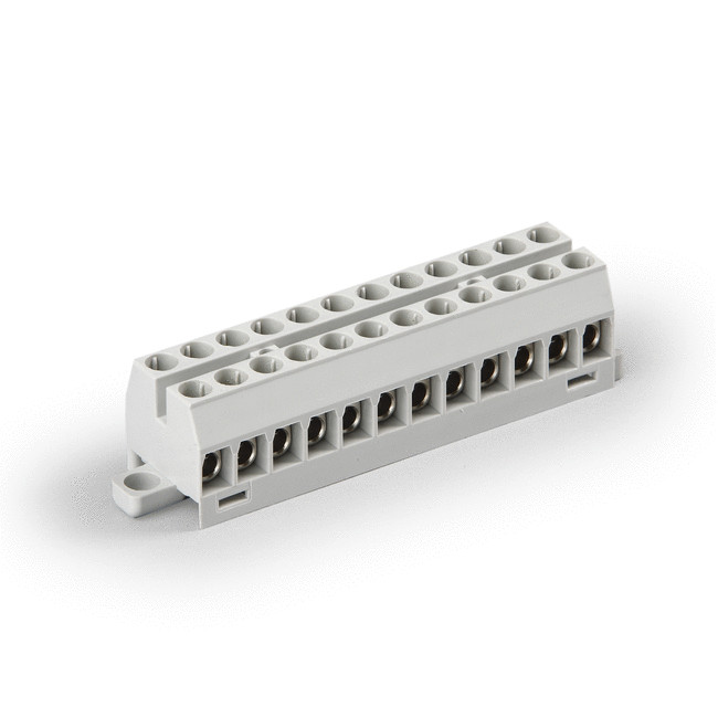 COMPACT TERMINAL BLOCK 12-WAY 6 MM2 SP