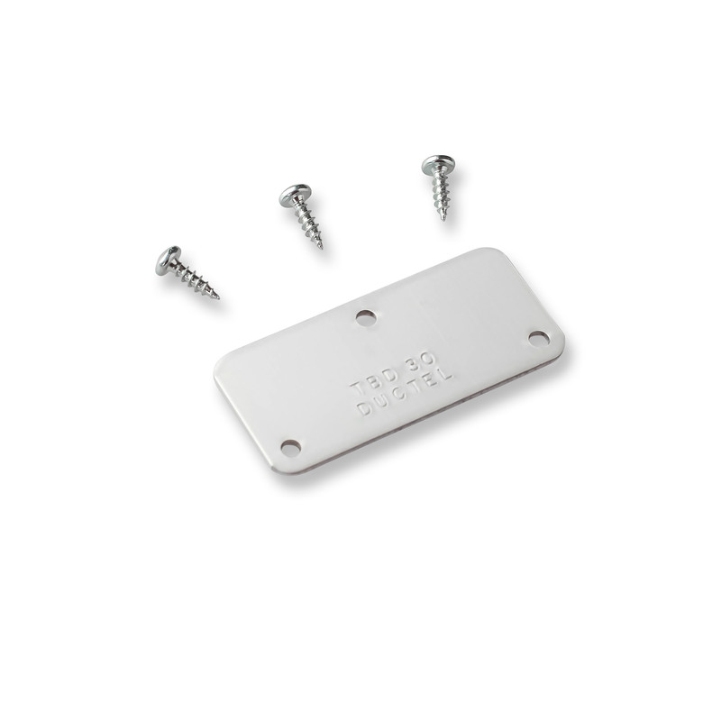 END PIECE TBD30-1, ANODIZED NATURAL