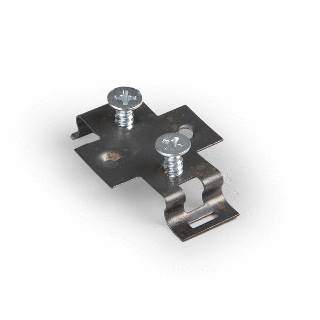 ensto Rail fixing for fusebase kw2 metallic spring 2 screws