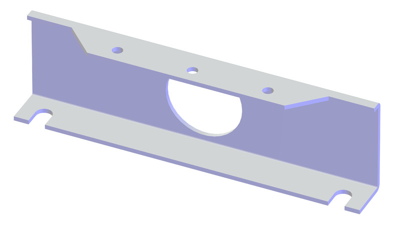 ensto Din-kiskokannatin ensto pre75.32 600mm sivulle/keskell