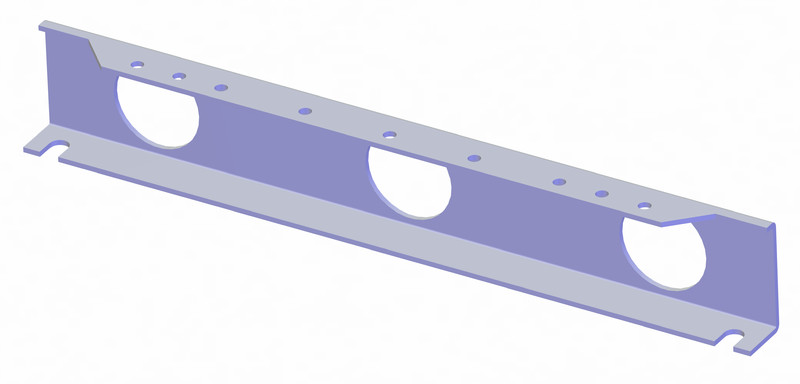 ensto Din-kiskokannatin ensto pre4.32 400mm sivulle h=325mm