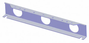 ensto Din-kiskokannatin ensto pre4.32 400mm sivulle h=325mm